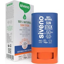 Asitan Siveno 100% Doğal Stick Güneş Koruyucu Mineral Filtreli Renkli Ton Eşitleyici Hassas Uva Uvb Spf