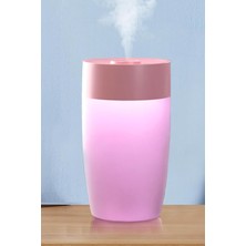 Asitan 350 ml Oda Hava Nemlendirici Rgb Renkli Işık Gece Lambalı Mini Ultrasonik Buhar Makinesi