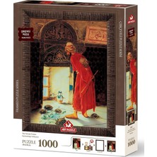 Asitan Kaplumbağa Terbiyecisi 1000 Parça Çerçeveli Puzzle