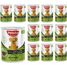 Asitan Yetişkin Köpek Kuzulu ve Jöleli Konserve Mama 400 gr x 12 Adet