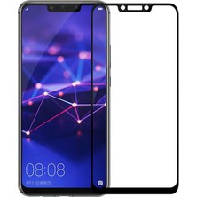 Asitan Huawei Mate 20 Lite Tam Kaplayan Temperli Cam Ekran Koruyucu Siyah [mate 20 Lite ile Uyumlu Ekran Ko