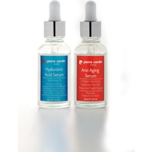 Asitan 2'li Serum Paketi, Hyaluronik Asit Serum, Yaşlanma Karşıtı ve Yenileyici Yüz Serumu