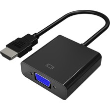 Asitan CHB021 HDMI To VGA Çevirici Dönüştürücü 3.5mm Aux Ses Destekli Çıkış