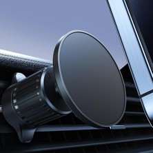 Asitan 15W Kablosuz Şarjlı Hava Firar Manyetik Telefon Tutacağı (Temel Manyetik)