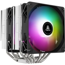 Asitan Fz6 Pro Siyah 2X120MM Kule Tipi Işlemci Soğutucu (Lga 1700 ve Am5 Uyumlu)
