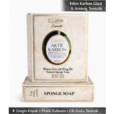 Asitan Karbon Doğal Naturel Kokulu Süngerli Sabun