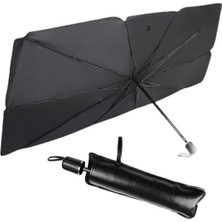 Asitan Citroen C3 ile Uyumlu Ön Cam Şemsiye Güneşlik, 79X140 Cm, Katlanabilir