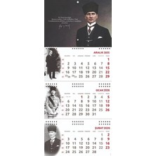 Asitan 2026 Atatürk Gemici Duvar Takvimi - Gazi