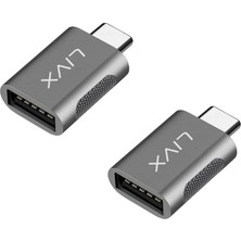 Asitan Metal Type-C Usb3.0 Çeviricili 10 100 1000MBPS Adaptör Usb3.0 Ethernet Çevirici Type C Ethernet �