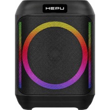 Asitan HP-984 Taşınabilir Bluetooth Hoparlör – 6.5” Hoparlör 10W Güç Rgb Işık Tws Destekli