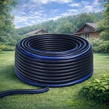 Asitan Termo Kauçuklu Bahçe Hortumu 5 Metre Dayanıklı 3 Katlı Sağlam Su Sulama Yıkama Hortum 12.5 mm