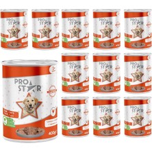 Asitan Prostar Yetişkin Köpek Tavuklu Pate 400 gr x 12 Adet