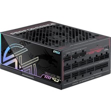 Asitan Psu Mpg AI1600TS Pcıe5 1600W 80+ Tıtanıum Atx 3.1 Pcıe 5.1 2x 12V-2X6 Power Supply