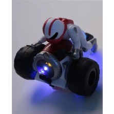Asitan Lrs Store Oyuncak Motorsiklet 360° Dönen Işıklı Müzikli Stund Motor Çocuk, Çok Renkli