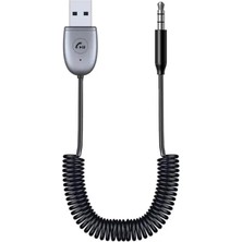 Asitan Usba Bluetooth 5.1 Araç Kiti Hifi Ses Alıcı 3.5mm Aux Adaptör Dönüştürücü BT770