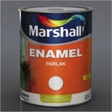Asitan Enamel Parlak Sentetik Yağlı Boya Siyah