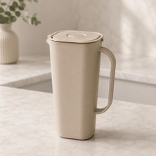 Asitan 1700 ml Sürahi, Sızdırmaz Kapaklı Bpa Içermez Buzdolabı Kapısına Uygun Ergonomik Saplı So�
