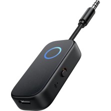 Asitan Ses Alıcı Verici Bluetooth Dönüştürücü 5.4 – 2'si 1 Arada Aux Adaptör, Usb-C Şarj,araç