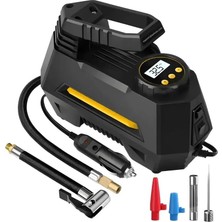 Asitan 100W Araç Hava Kompresörü, Dijital Ekranlı Lastik Şişirme Pompası, 150 Psı Hızlı Şişirme,