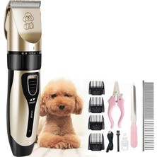 Asitan C5 Kırpık 10 In 1 Ayarlanabilir Şarjlı Kedi Köpek Tıraş Makinesi Pet Evcil Hayvan Tüy Kesme