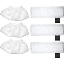 Asitan Karcher Sc2/sc3/sc4/sc5 Paspas Bezi Aksesuarları Için 6 Paket Bez Seti Paspas Pedleri Değiştirme