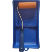 Asitan Kadife Rulo Boyama Seti (Boya Tavası+Kadife Rulo 10 Cm) Tek Ebat Unisex
