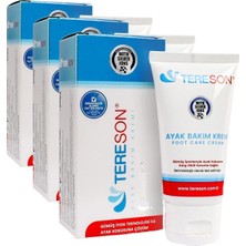 Asitan Tereson Koku Karşıtı Ayak Bakım Kremi 50 ml (Gümüş Iyon Korumalı) (3 Paketi)