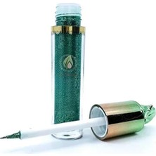 Asitan Unicorn Kapaklı Yeşil Simli Eyeliner, Zümrüt Glitter, Işıltılı, Kolay Sürülen Göz Kalemi