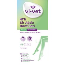 Asitan Vi-Vet 41 Parça Azulen Sir Ağda Bant Seti, Tüm Ciltler Için, Vücut, Yüz ve Koltuk Altı Bandı