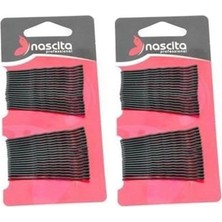 Asitan Nascita Topuzlu Siyah Tel Toka 36 Lı -01 2li Paket