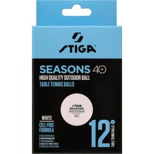 Asitan Avessa Stıga Seasons Pinpon Topu Table 12LI Beyaz 1110-2810-12