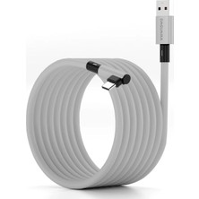 Asitan ile Uyumlu Vr Link Kablosu Yüksek Hızlı Usb-C Pc Bağlantı Kablosu L Şekilli Konforlu Tasarım