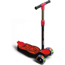 Asitan Pozart Chanky Scooter, 3 Tekerlekli, LED Işıklı, 100KG Kapasiteli, Ayarlanabilir Direksiyon, 3+ Y
