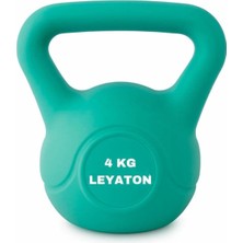 Asitan 4 kg Çaydanlık Tipi Dambıl Kettlebell Ağırlık Yeşil Tek Ebat