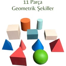 Asitan Bigibu 11 Parça Geometrik Şekiller Eğitici Geometrik Şekiller Ilkokul ve Okul Öncesi Eğitici