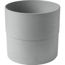 Asitan Plastik Saksı, Gri, 32 cm