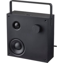 Asitan Bluetooth Hoparlör, Siyah, 20X20 cm