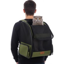 Asitan Pugalo Airmove Premium Kedi Köpek Taşıma Çantası, Silinebilir, Yırtılmaz Fileli, Bükülmez G