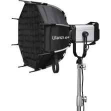 Asitan Ulanzi AS-045 Izgaralı ve Gridli Softbox, 45 cm Siyah