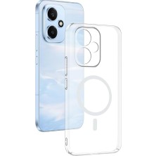 Asitan Honor 400 Için Kamera Korumalı Manyetik Şarj Özellikli Şeffaf Demy Sert Pc Kapak