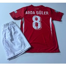 Candy Cup Yeni Sezon 2025/2026 Arda 8 Numara Türkiye Kırmızı Çocuk 2li Set