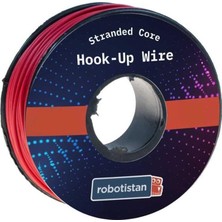 Asitan Çok Damar Montaj Kablosu 24AWG 20M - Kırmızı