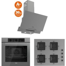 Ferre Flowart Serisi (QBL62CPR-SS208-D065 Sa) Ankastre Set
