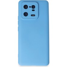Ankaverse®   Mi 13 Pro Kılıf Nano Içi Kadife Silikon - Mavi