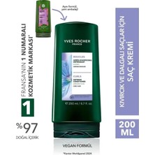 Asitan Bukle Belirginleştirici Saç Kremi, Kıvırcık ve Dalgalı Saçlar, Organik Keten, 200 ml