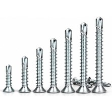 Asitan 3.9 Akıllı Vida Matkap Uçlu Vida Seti / 3.9X13 3.9X16 3.9X19 3.9X22 3.9X25 3.9X32 3.9X38 / Kendin