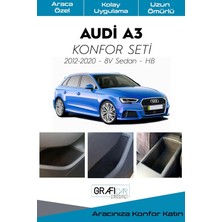 Asitan Graficar Design Audi A3/8V Uyumlu Konfor Seti Araç Içi Cepler Kumaş Kaplama Ses Izolasyon Amaçl