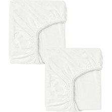Asitan 2 Adet 70 x 120 x 20 cm Anne Yanı Lastikli Penye Kumaş Bebek Çarşafı