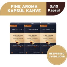 Asitan Fine Aroma Espresso Kapsül Kahve 3X10 Adet - Nespesso Uyumludur