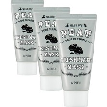 Asitan A'pıeu Gözenek Temizleyici Kil ve Kömür Maskesi 50 Mililitre Fresh Mate Peat Mask Pore Clearing (